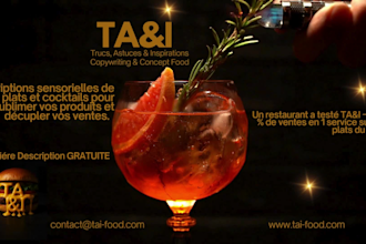 write irresistible food menu descriptions