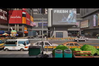 create 3d game environment level design open world map in unity and ue5