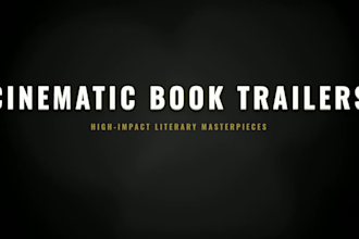 create a cinematic book trailer book teaser book promo video