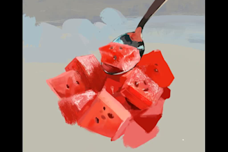 create stylized digital environment and landscape