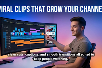 be your viral video clipper, twitch clipper and stream clipper, podcast clippers