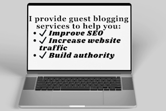 publish guest posts on high authority websites