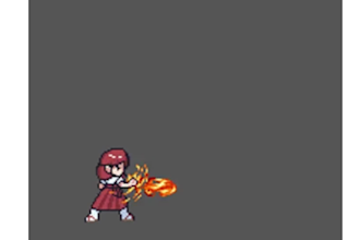 create retro 8 bit 16 bit pixel art character, sprite sheet, asset and animation