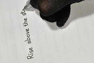 write neat and aesthetic handwritten notes or letters