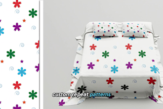 do pattern design, seamless, print, and digital