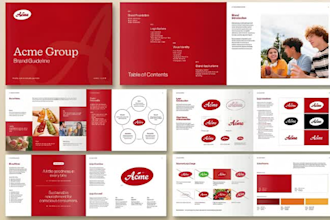 design corperate brand identity, brand guidelines, branding kit, logo, brandbook