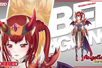 do vtuber rigging live2d for your vtuber model