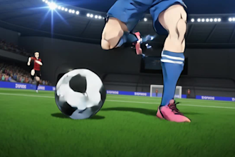 create ai anime football video, cinematic sports video and soccer highlights