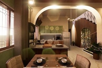 create photorealistic interior and exterior architectural renderings