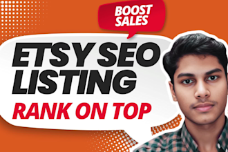 do etsy seo listing to boost sales and ranking