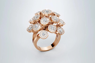 create complex custom jewelry cad models with intricate details