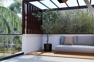 create photorealistic 3d exterior design, facade, and landscape rendering