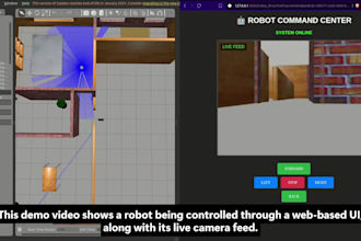 build a web UI to control and monitor your robot remotely