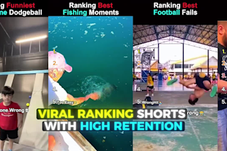 edit viral ranking shorts with high retention