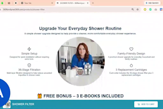 create shopify high converting dropshipping landingpage productpage sales funnel