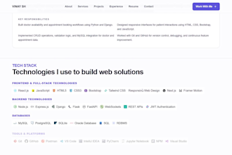 build a modern react landing page or website