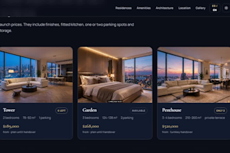 design and develop a modern business website