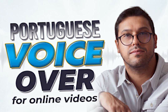 record iberian portuguese voiceovers for online videos
