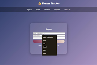 create a modern fitness website with figma
