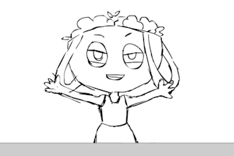 2d line art 2d frame by frame handdrawn animation 2d traditional pencil sketch