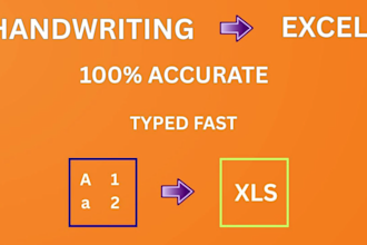 convert PDF to excel spreadsheet in 24 hours