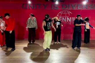 record an energetic group dance promo video for your song
