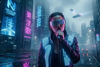 generate realistic ai music video with singing lip sync ai generated video