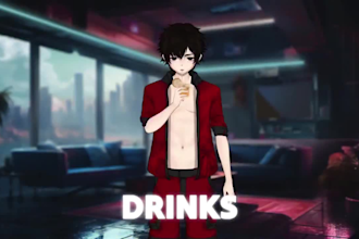 deisgn live2d vtuber model with rigging, physics, expressions and png tuber
