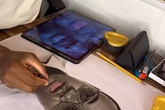 provide an excellent charcoal portrait