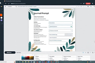 design printable spreadsheet planners, journals and digital products in canva