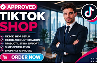 setup USA tiktok shop and manage tiktok shop for non US and US sellers