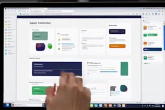 design modern figma website UI UX, landing page and web app design