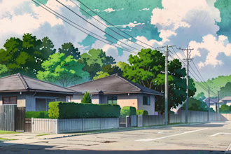 create custom anime style landscapes and wallpapers
