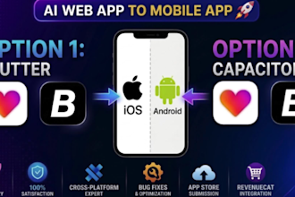 convert your website, lovable or base44 app to ios and android with capacitor