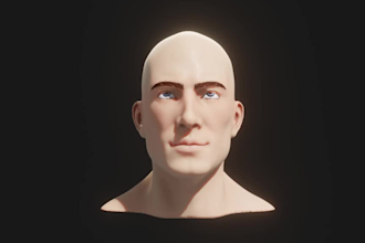 ai conversational head model,arkit52,visemes,rig3d web tutor,livekit,threejs glb