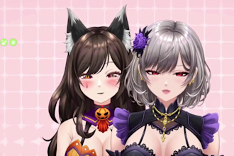 design ready to rig vtuber model with live2d and vbridger