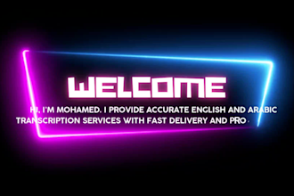 accurate english and arabic audio and video transcription