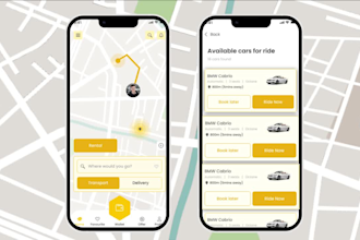 develop geo location app for android and IOS with admin