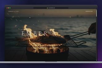 create a cinematic 3d scroll animation luxury website like apple