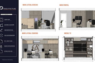 create autocad floor plans and architectural drawings