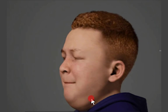 do realistic 3d vtuber avatar vroid model vrm fbx face tracking animaze vseeface