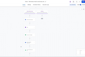 build gym automation with gohighlevel and n8n