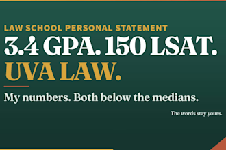 proofread and edit your law school or grad school personal statement