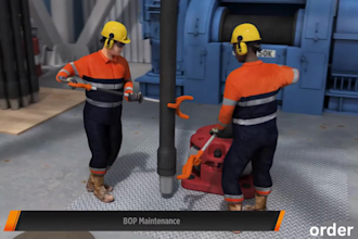 do 3d offshore oil gas animation marine engineering industrial equipment video