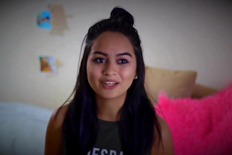 create a natural selfie style spokesperson video