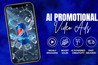 create commercial ai video, ai product ads for your drinks and beverage