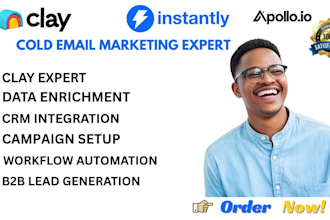 clay, clay com active campaign, instantly, instantly ai for cold email outreach
