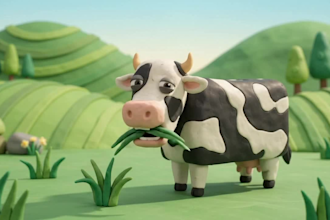 create modern 3d ai claymation video talking puppets animation stop motion video