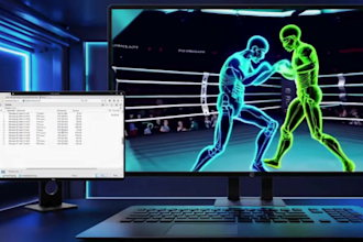 develop MMA,boxing ai pose tracking punch detection system in opencv yolo python
