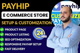 setup, customise your payhip ecommerce store for digital products